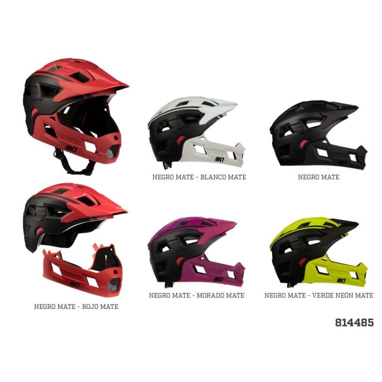 CASCO FULLFACE INFANTIL BMX REMOVIBLE X1 GW
