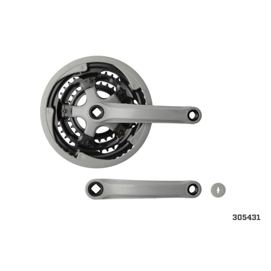 TRIPLATO RESINA NEGRO-GRIS  28/38/48 JK3024