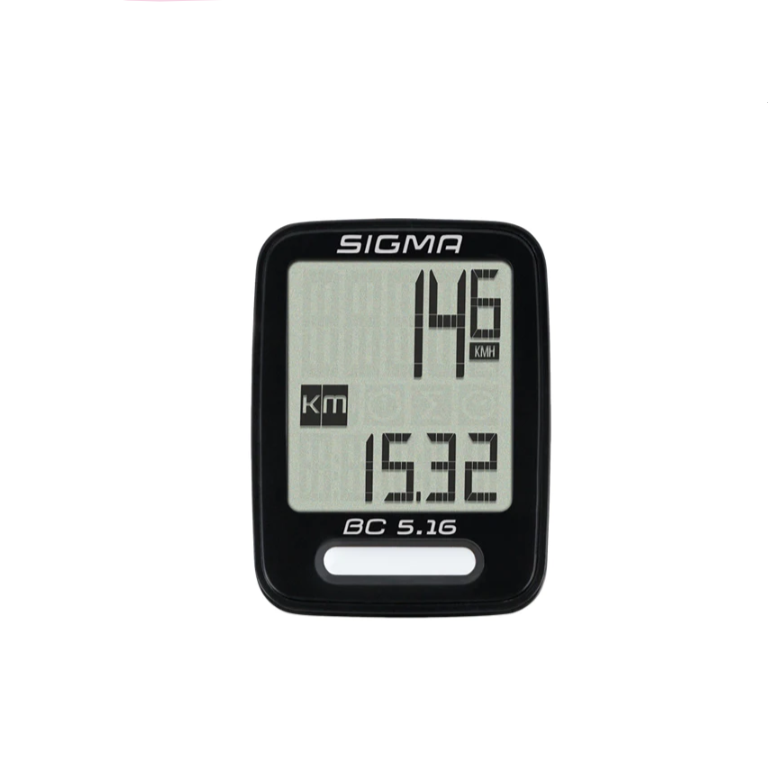 CICLOCOMPUTADOR SIGMA SPORT BC5,16 NEGRO