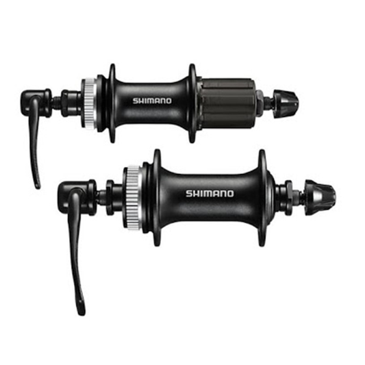 MANZANAS HB/FH M3050 BLACK CENTER P. DISCO SHIMANO
